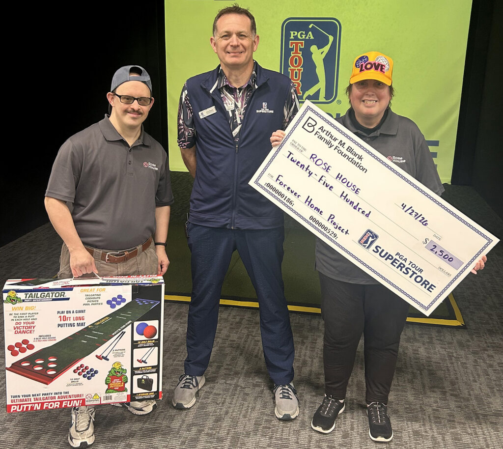 PGA TOUR Superstore donation to Rose House