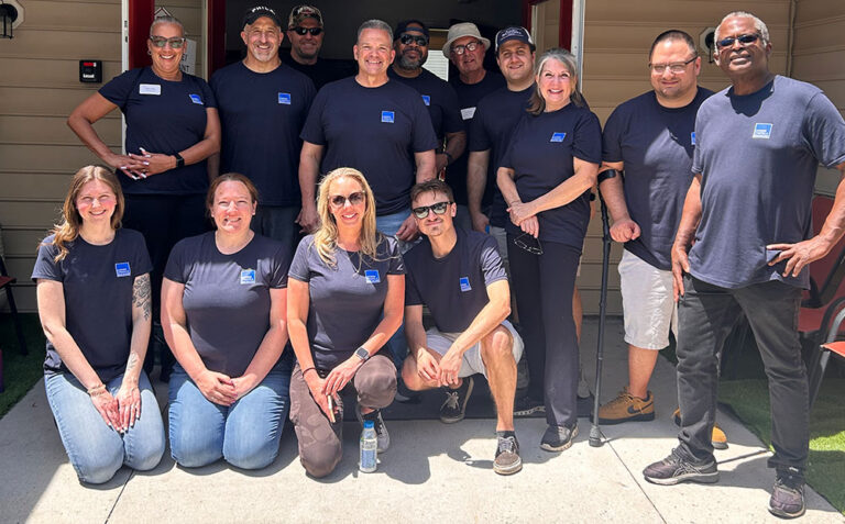 Volunteers from Conner Strong and Buckelew