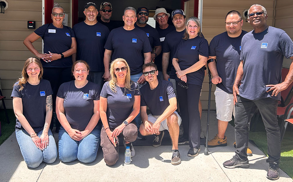 Volunteers from Conner Strong and Buckelew