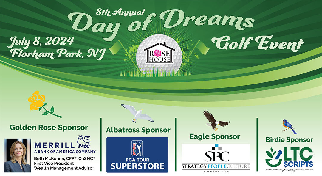 Rose House 2024 golf event sponsors
